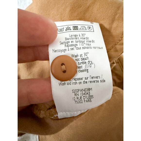 Sezane | Sézane | Austin Trousers in Camel - NO BELT | Sz 34/2 - Picture 11 of 11